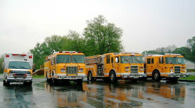 In the rain at Station 12.