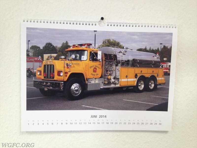 The tanker graced a calendar in the month of June on a calendar in Germany.