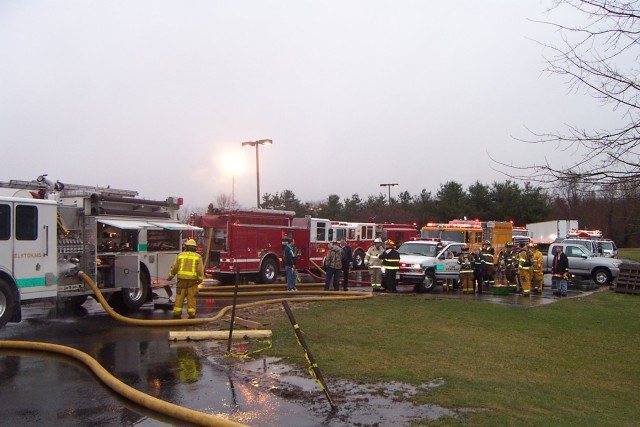 WGFC units on scene at the explosion at Gore in Maryland, 2005