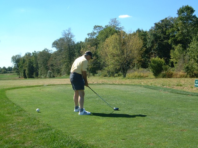 Dan Eichinger at the Second Annual West Grove Fire Company Golf Outing.