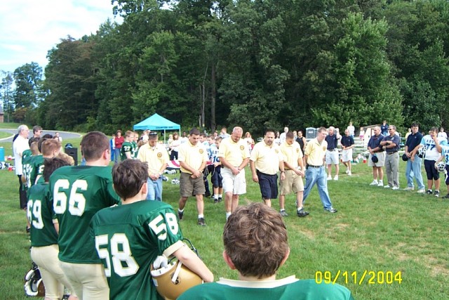 9-11 Ceremony, Assumption BVM Football