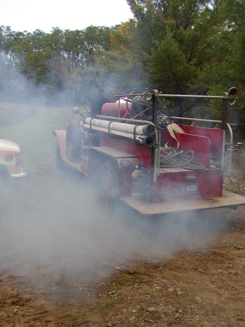 A little smoke accompanies the &quot;roll out&quot; of Antique 22