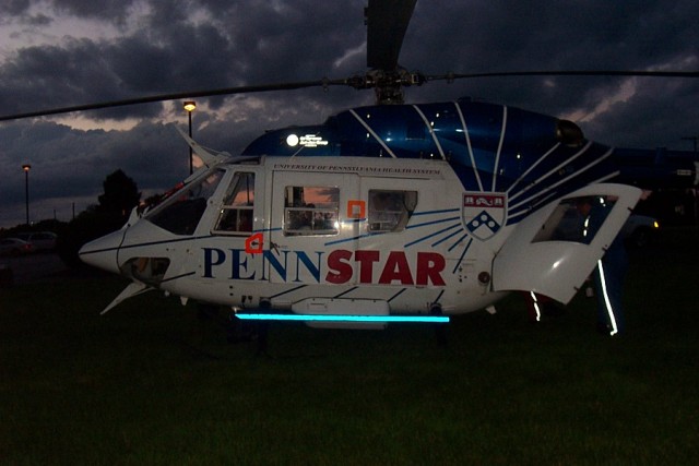 Pennstart at Helicopter Safety Training