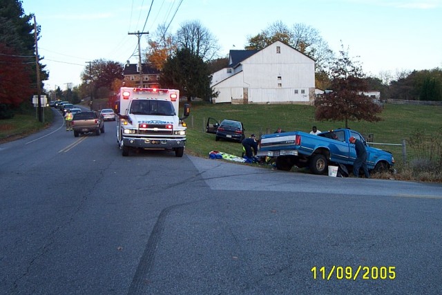 MVA at Routes 896 and 841