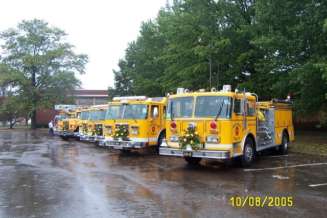 Lined up at Oxford's Parade 