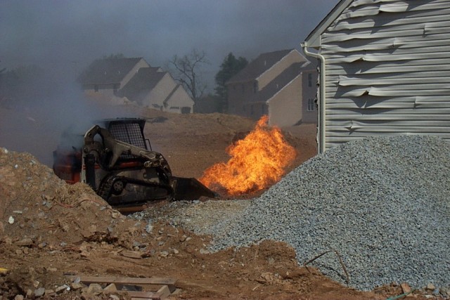 Propane Tank Fire on Gouge Lane