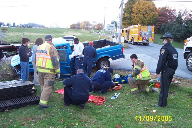 MVA at Routes 896 and 841