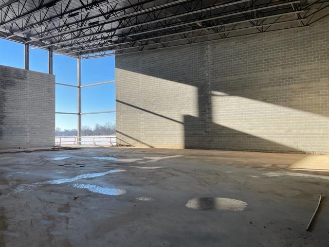 This view is of the auxiliary gym, across the hall from the main gym.