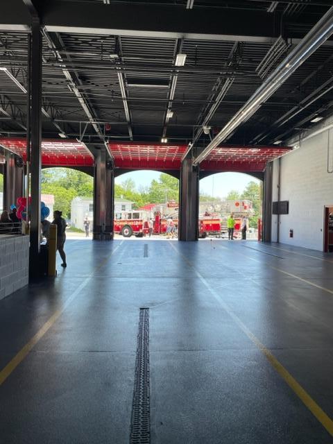 The new fire house has an innovative design to house a range of fire and EMS units and staff.