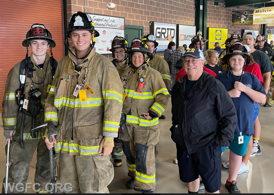WGFC firefighters at the stair climb.