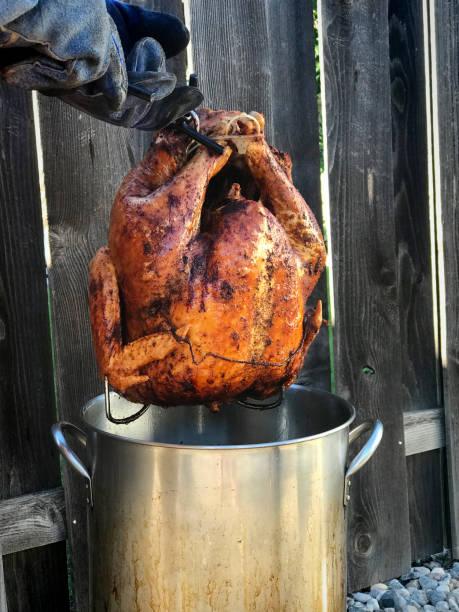 Deep fried turkey can be delicious -- be careful and follow good safety practices!