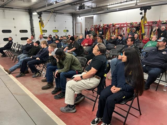 More than 60 WGFC first responders participated in annual haz mat awareness training.