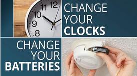 Spring forward on the clocks -- and the WGFC reminds you to change the batteries and test the operation of all smoke and CO detectors.