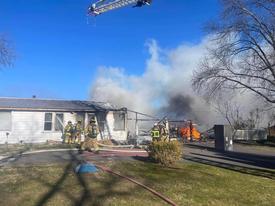 Firefighters from the WGFC and across the area assisted the Avondale Fire Co. at this house fire in New Garden Township Wednesday.