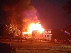 WGFC assisted Oxford on this Pugh Road house fire in East Nottingham Township.