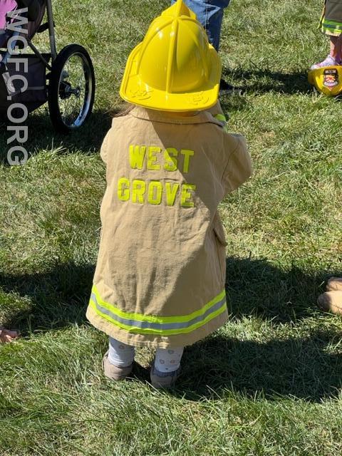 Lot's of young firefighters had fun at the WGFC display.