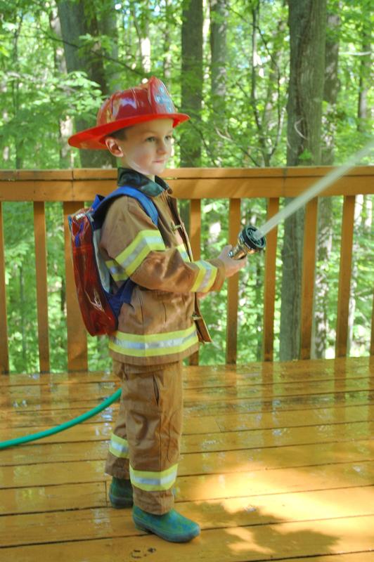Pictured here at four years old, Skyler always wanted to be a fireman. He first joined the WGFC at the London Britain station, and now has been hired by one of the nation's most progressive departments in Fairfax, VA.