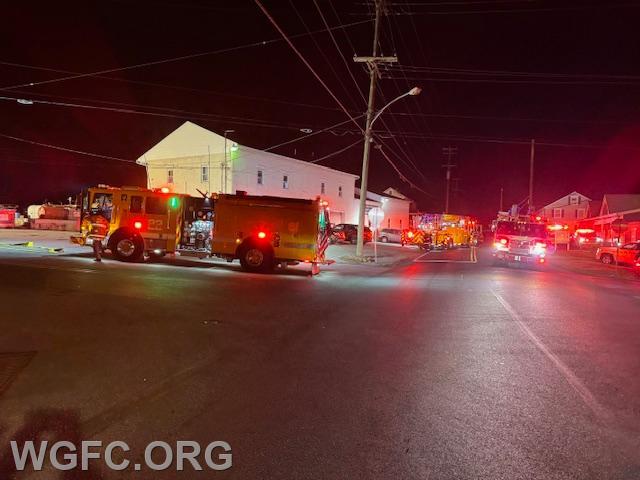 Central New London was filled with WGFC fire trucks for a reported fire.  The call was later downgraded to a furnace malfunction. 