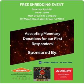 Properly dispose of sensitive documents at a shredding event in April that benefits the WGFC.