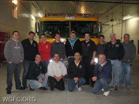 These WGFC volunteers were on hand to put the third station in service on April 2, 2012 in London Britain Township.