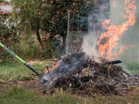 Windy, warm and very dry conditions early this week, which means an increased risk of fire spread -- outdoor burning is strongly discouraged.