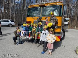 Kids and WGFC fire trucks go together, especially at birthday parties!