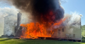 WGFC units assisted Hockessin 19 at this 3-alarm house fire in nearby Delaware.