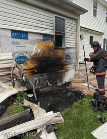 WGFC firefighters were called to Lamborn Hunt for an outside storage bin on fire in London Grove Township.