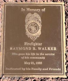 Memorial Plaque at the Chester County Public Safety Training Center