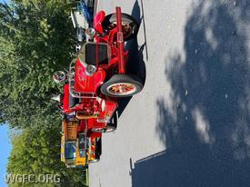 Antique 22 and Engine 22-2 were on display at Goddard Park Saturday.  Our thanks to the Friends of the Park for the invitation.