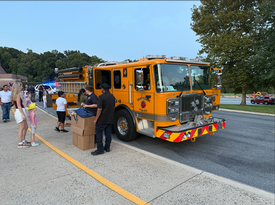 Engine 22-2 was a student favorite at the annual welcome back to school event at the Penn London School Friday evening.