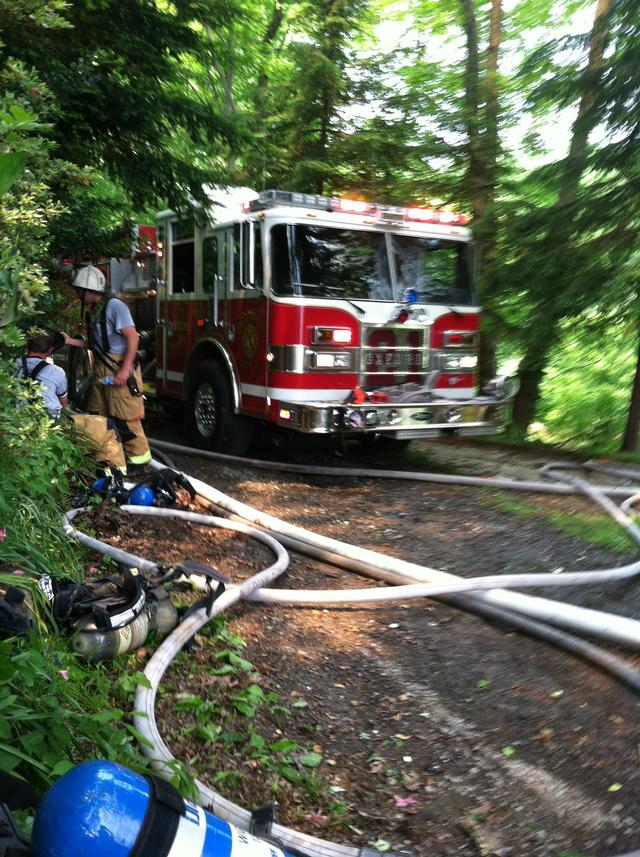 Assist 21 on a Working Structure Fire in East Nottingham Township ...