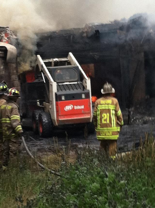 Assist 21 on a Working Structure Fire in East Nottingham Township ...